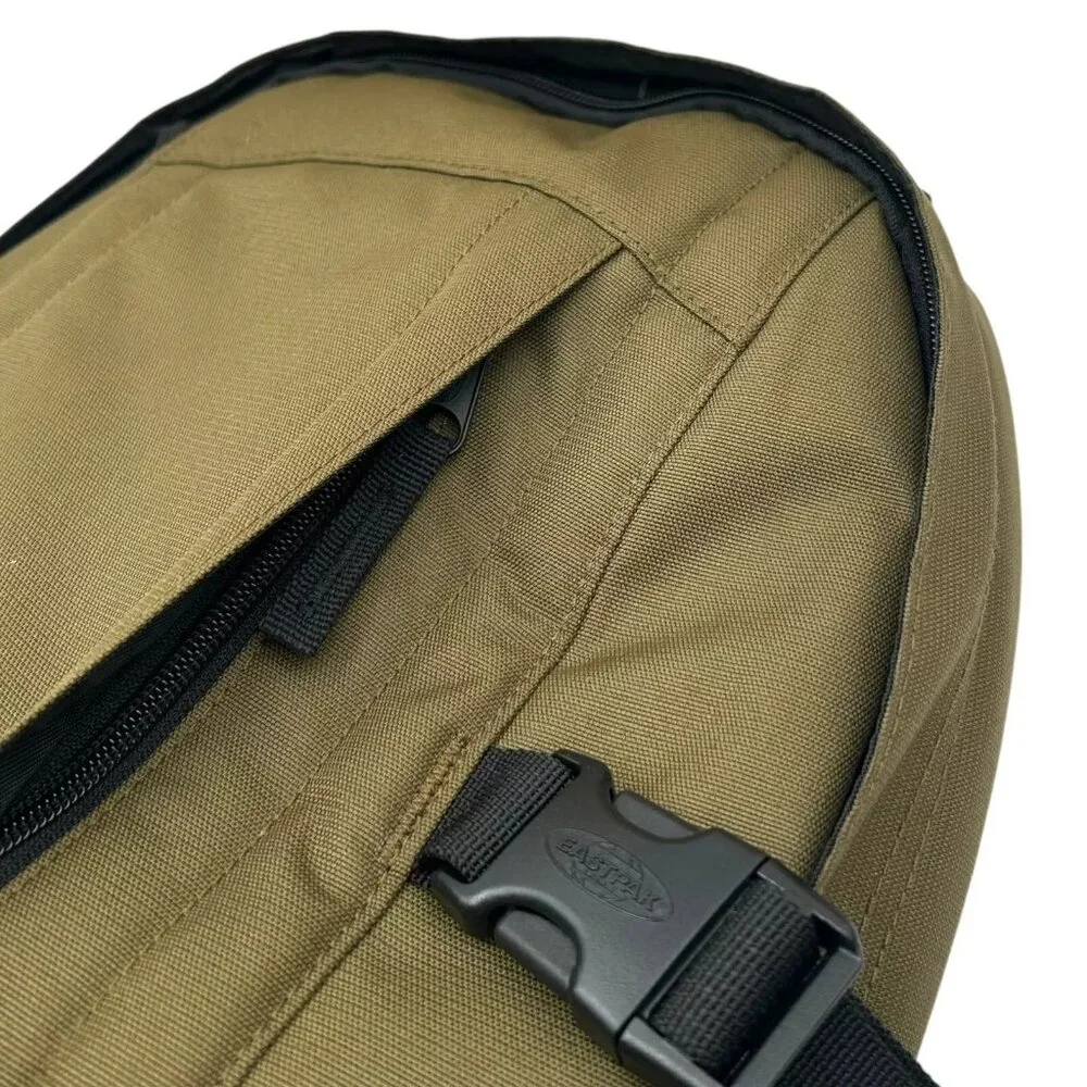 Eastpak Mens Floid Mono Army Backpack Olive Water Resistant Fits 15